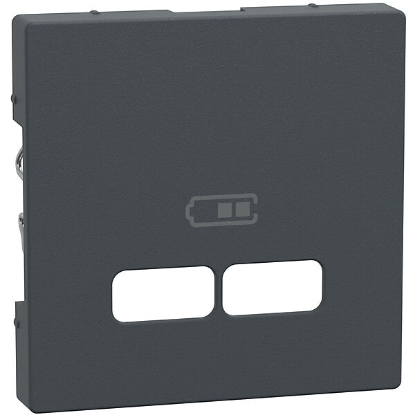 Merten Zentralplatte anth f.USB Ladest.Einsatz MEG4367-0414